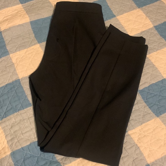 Everlane The Side-Zip Work Pant navy blue high rise ankle skinny seamed back 2 - Picture 10 of 14